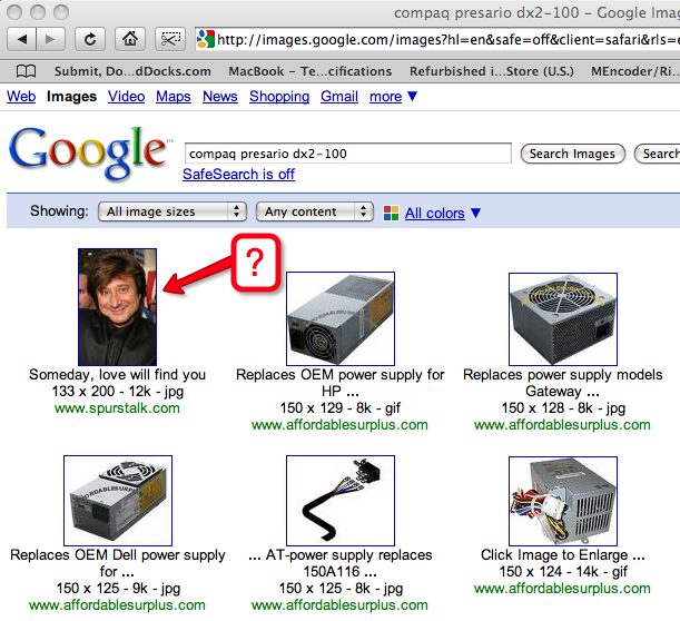 Steve Perry Google results